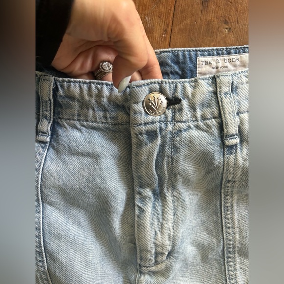 Rag and bone size 26 Featherweight Arianna Ankle Palazzo Jean - Picture 6 of 10